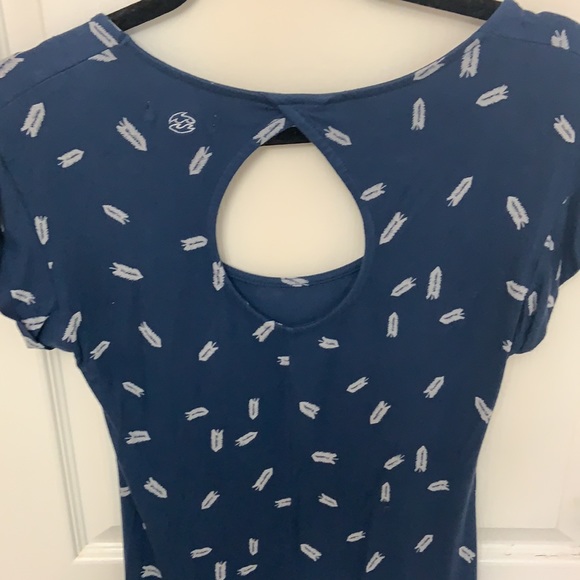 2/$25 Billabong Feather Printed Dress - Picture 3 of 5
